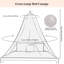 Kids Bed Canopy Round Dome 240cm Canopy for Princess Girls Mosquito Net-1210751123-1210751121