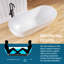 Forma 69" Freestanding Soaking Bathtub Solid Surface Stone Resin Soaking Tubs-102146060