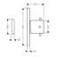 Volume Control Faucet Trim-20873405