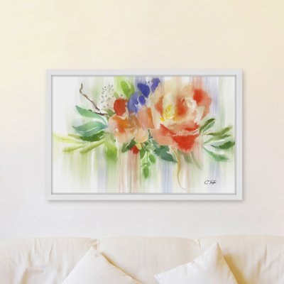 «Weeping Citrus Roses» par Colleen Taylor - reproduction de cadre photo
