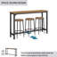 Kyrie 3 - Person Counter Height Dining Set-1653523905-1653523904