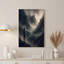 «Hiker Gazing At Winding Path In Misty Mountain Valley», art mural-24852449