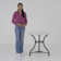 Giselle Round Marble Top Iron Base Dining Table