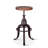 Eamon Swivel Acacia Solid Wood Adjustable Height Counter Stool with Iron Frame
