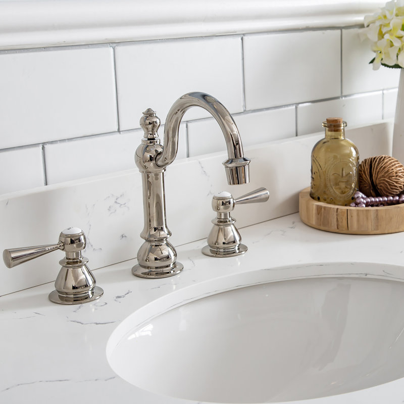 Palace 60'' W Double Vanity, Cashmere Gray, Polished Nickel