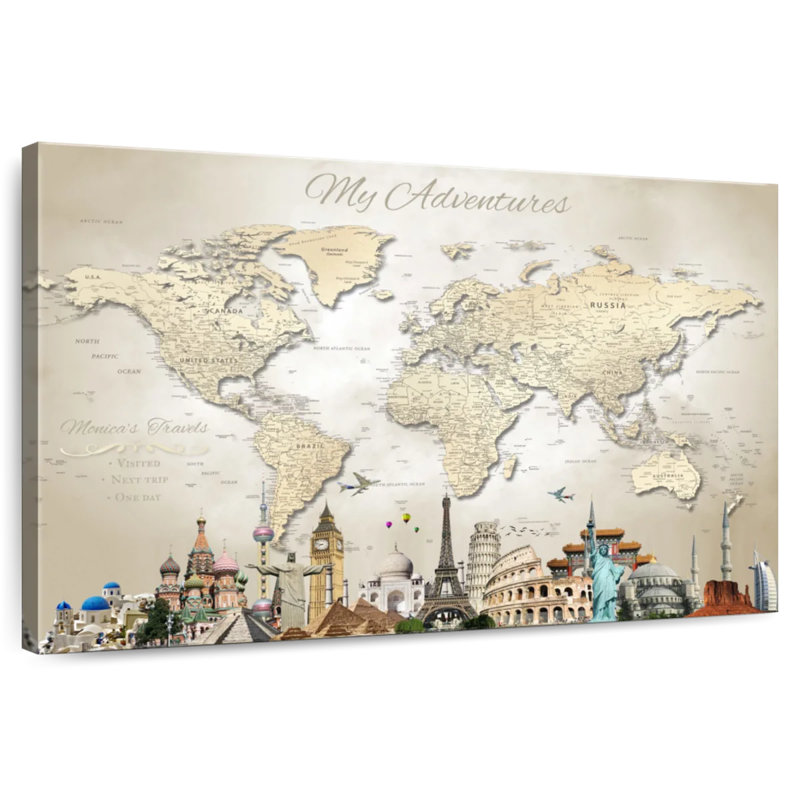 Épinglettes personnalisées du monde Altaira, H 26 po x l 39 po, Oui