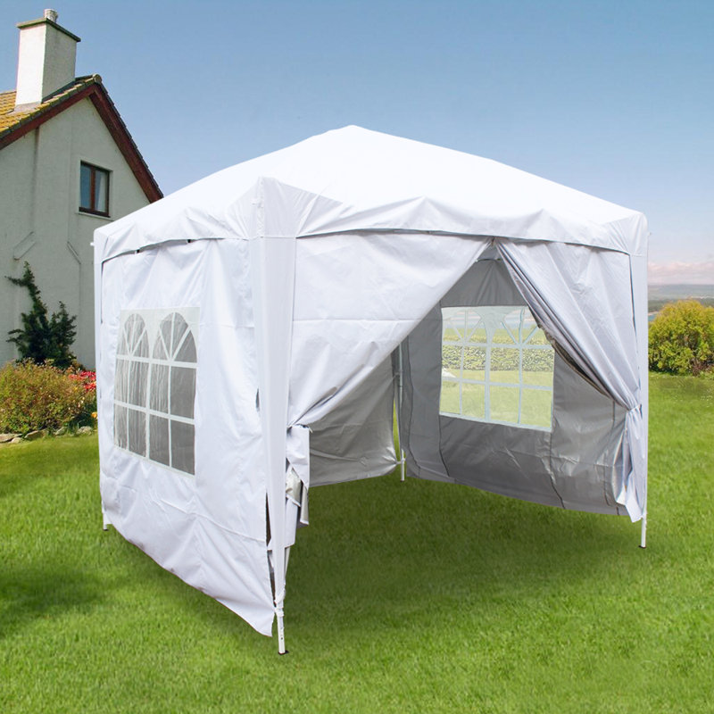 Isere 2.5m x 2.5m Metal Pop-Up Gazebo, White