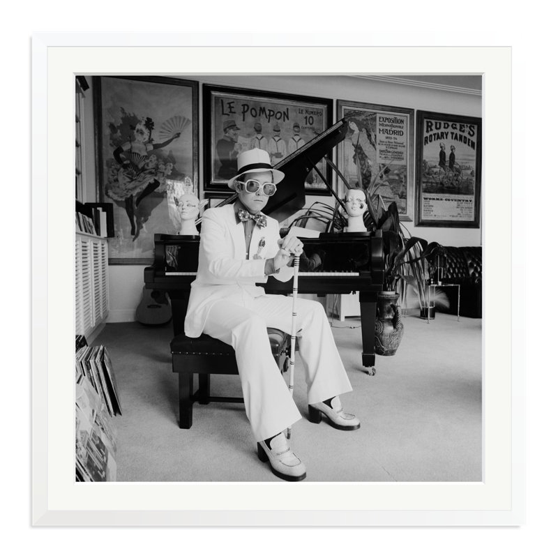 Greatest Hits Album Cover Shoot, White, 33" H x 33" W