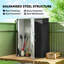 Outsunny 5ft x 3ft Lean to Garden Shed Metal Outdoor Storage Shed-720093432