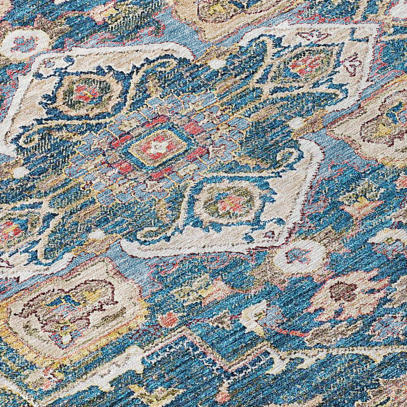 Tapis intérieur / extérieur Malchow avec envers antidérapant, Rectangulaire 8 pi x 10 pi