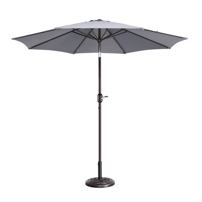 274.32cm Tilt Market Parasol, Grey
