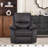 Ileana Leather Power Reclining Home Theater Seat-492919347