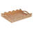 Hand-Carved Mango Wood Serving Tray with Handles