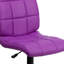 Mid-Back Quilted Vinyl Swivel Task Office Chair-1225113997-1225113993