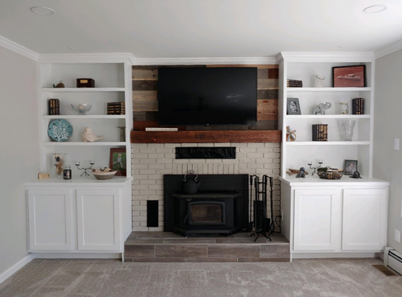Creative Hardwoods Authentic Reclaimed Barn Beam Fireplace Mantel 4H x 6D  & Reviews - Wayfair Canada