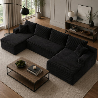 Canapé modulaire en U en forme de nuage