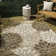 Zinnia Modern Floral Textured Weave Brown/Cream Indoor/Outdoor Rug