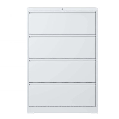 File Cabinet With 4 Drawer, Filing Cabinet With Lock, Living Room Storage Cabinet