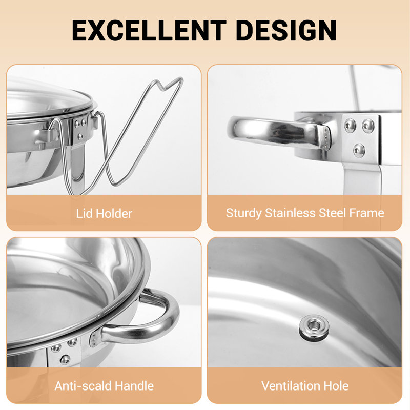 2 - Piece Stainless Steel Cookware Set