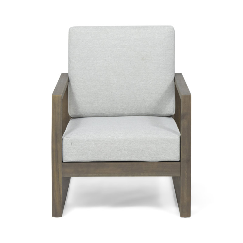 BELGIAN CLUB CHAIR, Gray, Dark Gray