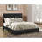 Elegant Black Upholstered Queen Panel Bed For A Timeless Bedroom Decor Stylish-838211473-838211474
