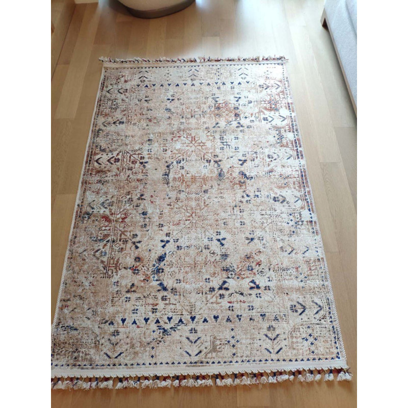 Tapis Laquel avec envers antidérapant, Rectangle 3 pi 11 po x 6 pi 7 po