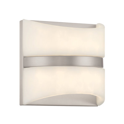 Steel LED Flush Mounted Sconce