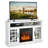 Ripley 48'' W Storage Credenza with Electric Fireplace Included-921017061