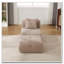 Ensemble de chaises d'appoint modulaires sans accoudoirs avec repose-pieds Cloud-925855423
