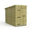 Total Sheds 4ft x 10ft Pent Garden Shed - Single Door - No Windows - Pressure Treated Timber - UK Manufactured