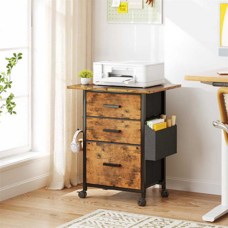 55.8cm Wide 3 -Drawer Mobile File Cabinet