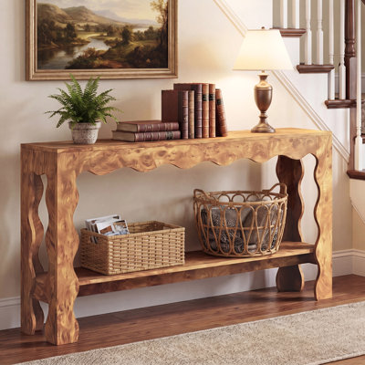 Meuble télé 63 po Farmhouse Wavy Design