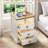 3 -Drawer Nightstand with 1 - Hidden Drawer-825579007