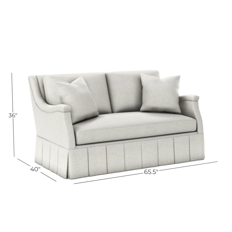 Ensemble Loveseat, Dreamy Seasalt