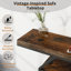 120cm Solid Wood Top Console Table