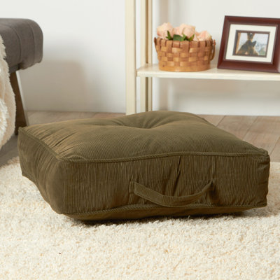  Corduroy Microfiber Floor Pillow