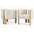 Blanc / bois beige est en rupture de stock sélectionné
