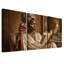 «Woman Reading Book At Vanity», ensemble de 3 impressions sur toile-133395792