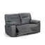 Faux Leather Reclining Sofa-1763653403