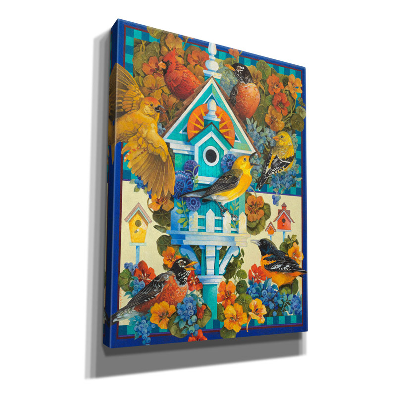 «The Avian Sanctuary» par David Galchutt, art mural sur toile, H 16 po x l 12 po x P 0,75 po
