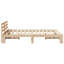 Bed Frame with Headboard Solid Pine Wood-2092905506-2092905528