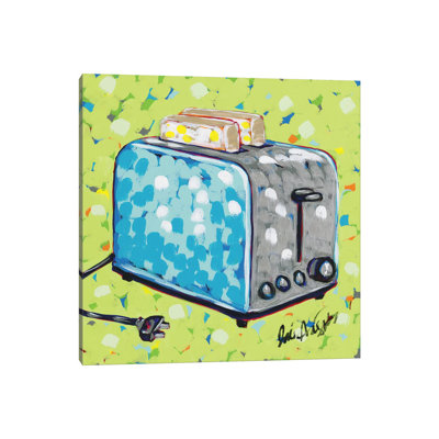 Kitchen Sketch Toaster 1 Piece Wrapped Canvas Painting