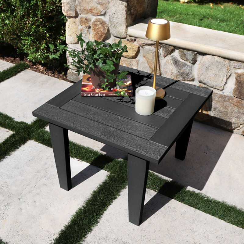 Lehigh Outdoor Side Table, Black