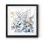 Indigo et ocre I - Toile encadrée de qualité supérieure - Prêt à accrocher - Reproduction encadrée-2006844754-1939931371-1939987532