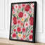 Crimson Carnation Bloom Botanical - Wrapped Canvas-1794650062-1794650060