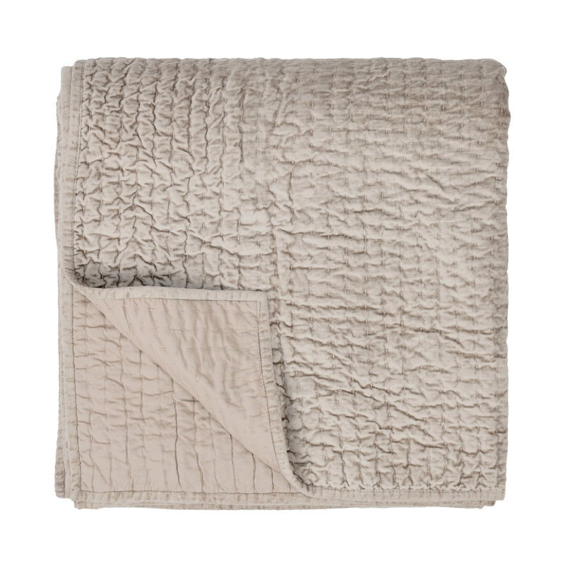 Bari 4-Piece Velvet Rayon Quilt Set