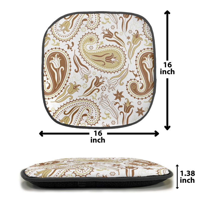 Outdoor 1.38'' Dining Chair Seat Cushion