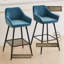 Saarrah 68cm Upholstered Bar Stool with Arms-1279230697