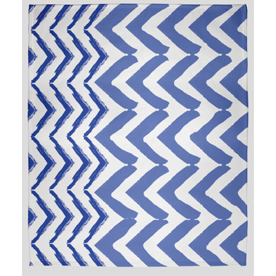 Tribal Graffiti Fleece Throw Blanket