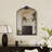 Lindon Arched Iron Wall Mirror-147332775-147332777
